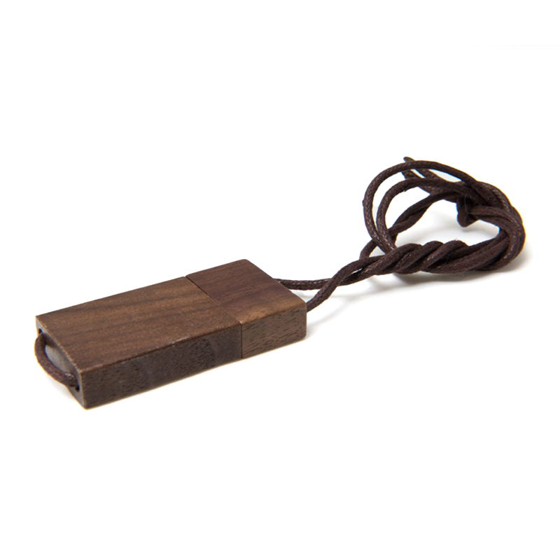 Wooden USB with cord - Image 5