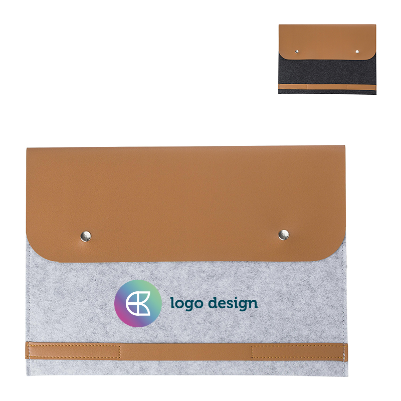 Laptop pouch RPET felt