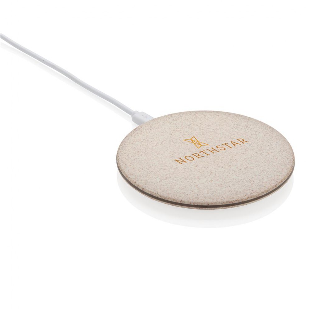 Wheat straw wireless charger
