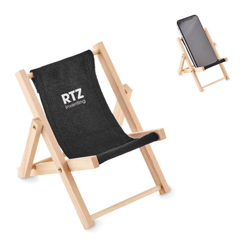 Phone stand deckchair