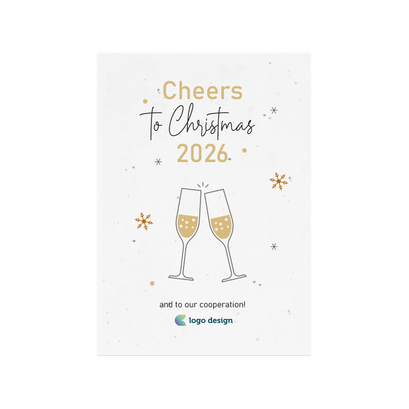 Seed paper A6 Christmas card | 200 gsm