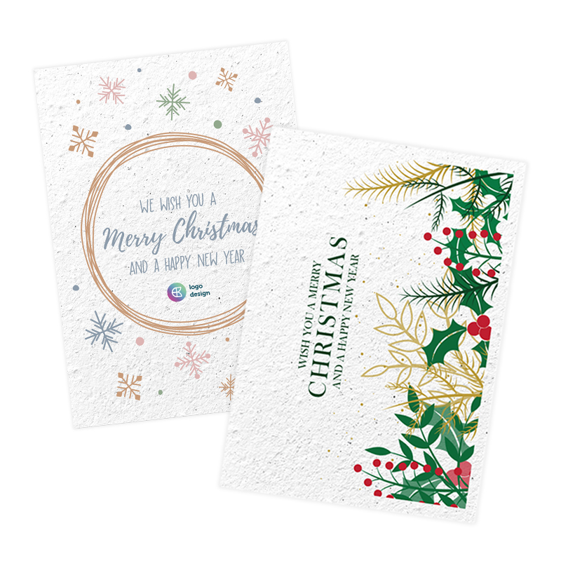 Seed paper A6 Christmas card | 200 gsm