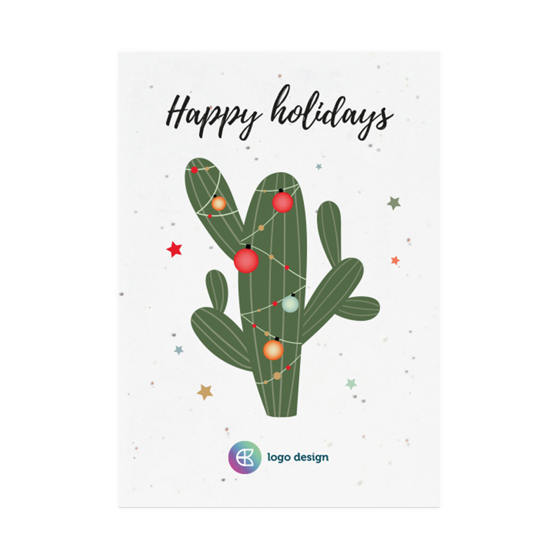 Christmas card seed paper A5 - Image 6