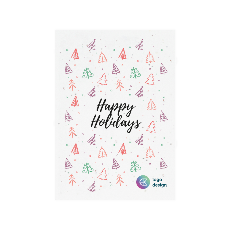 Christmas card seed paper A6 - Image 4