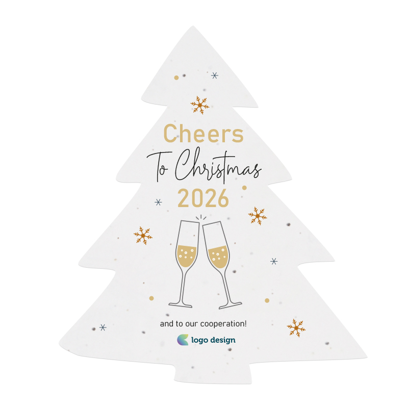 Seed paper Christmas tree A5