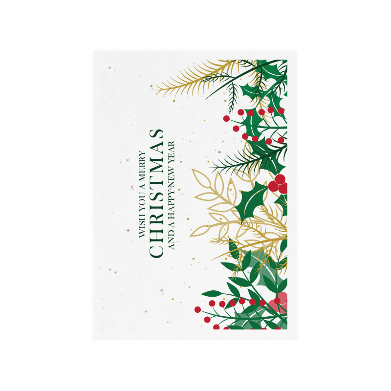 Christmas card seed paper A6 - Image 3