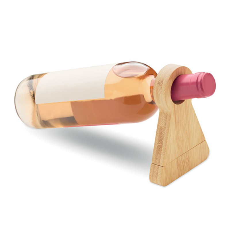 2-in-1 Bamboo Bottle Stand - Image 3