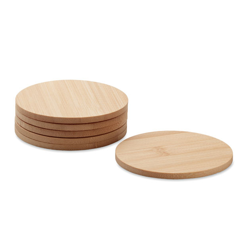 Bamboo coasters set - Image 4
