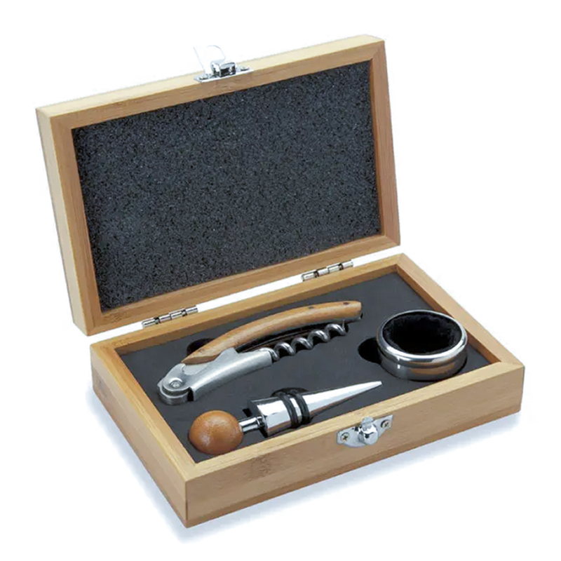 Bamboo wine set - Image 4