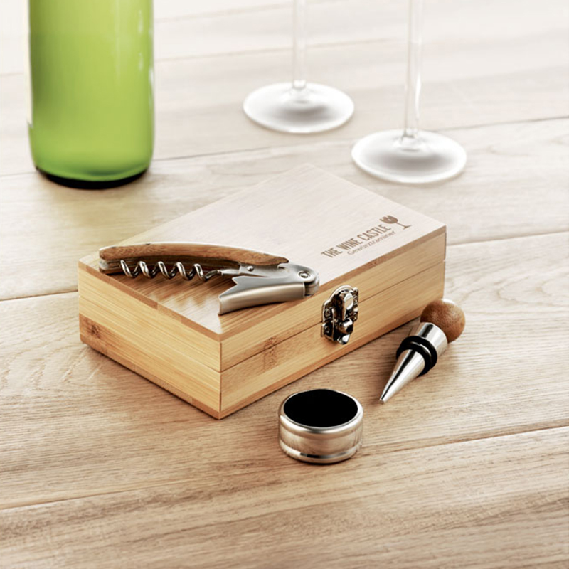 Bamboo wine set - Image 3