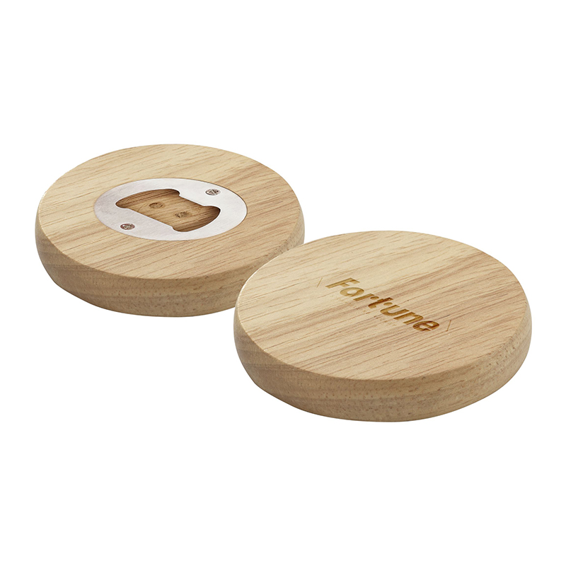 Wooden bottle opener