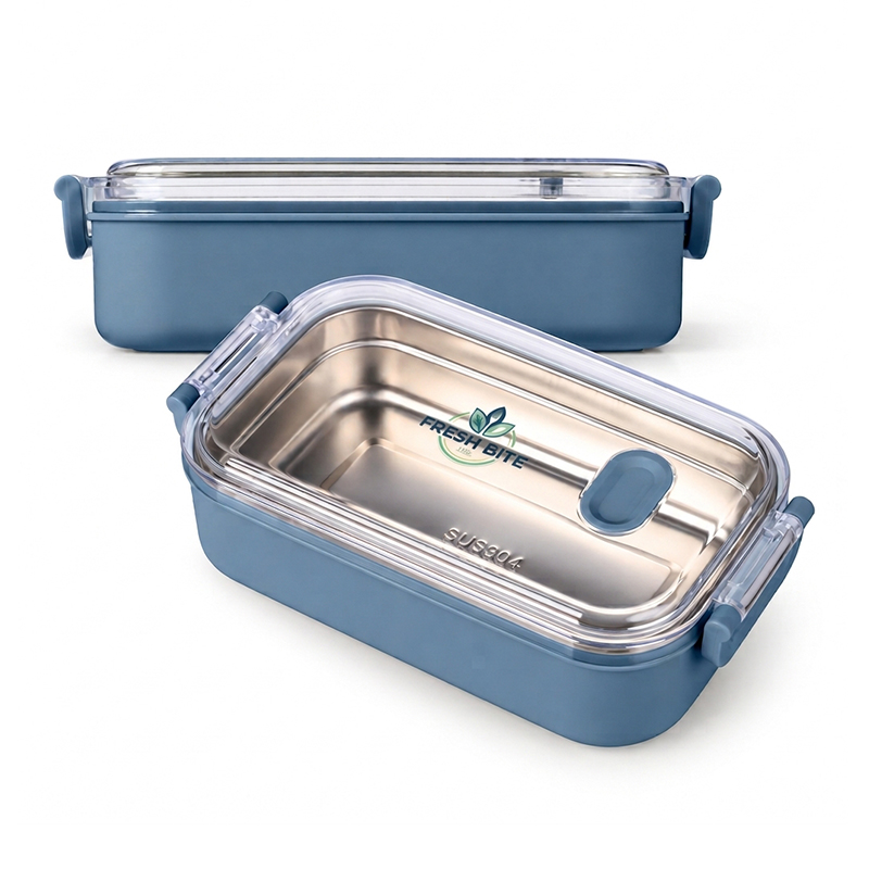 Lunch Box with Recycled Stainless Steel