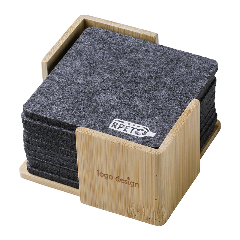 RPET felt coasters