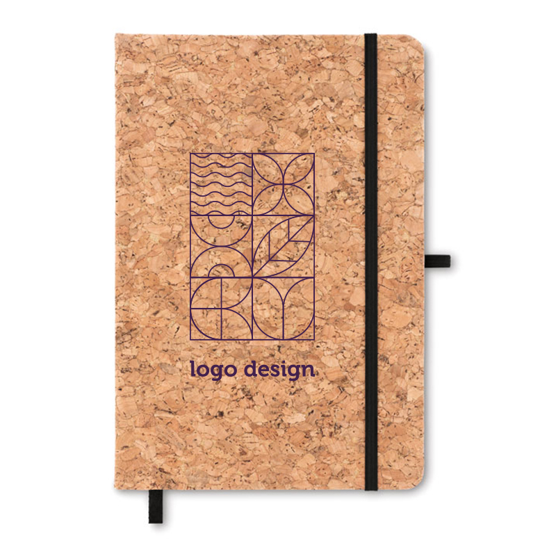 A5 notebook with cork