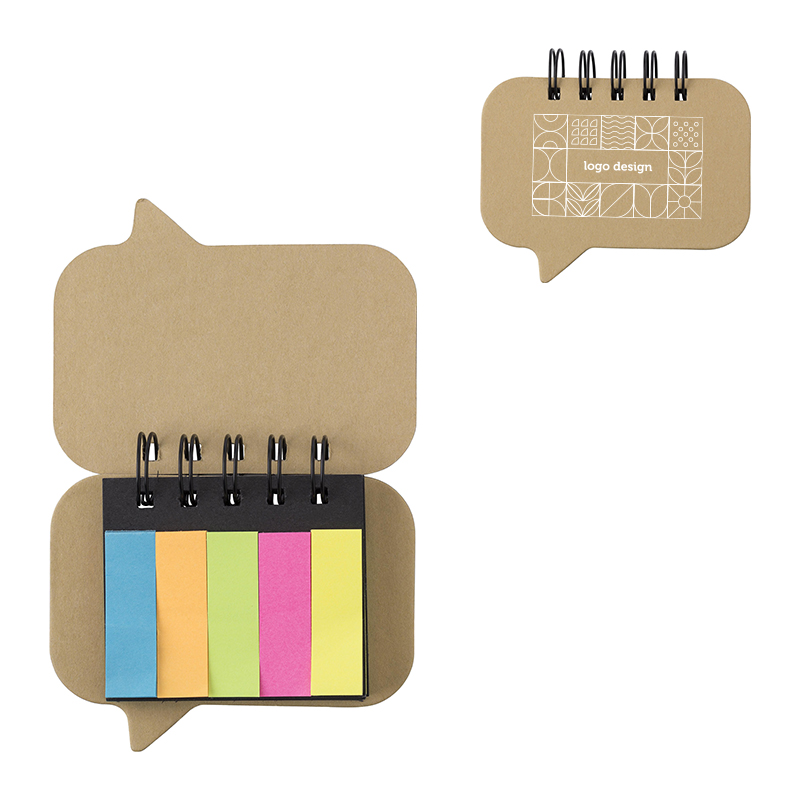 Memo booklet text cloud