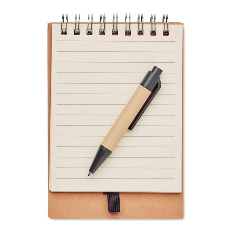 Recycled notebook with notepad - Image 3