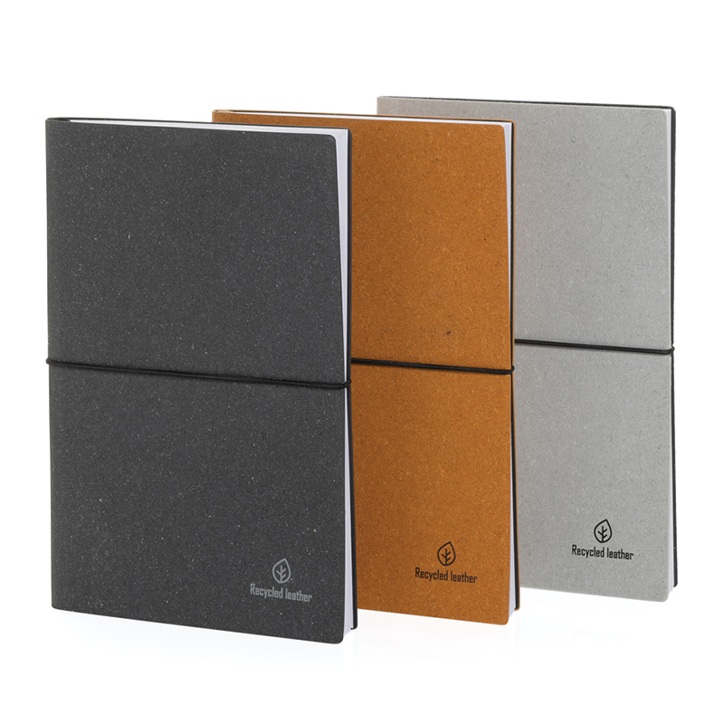 Notebook A5 recycled leather - Image 4