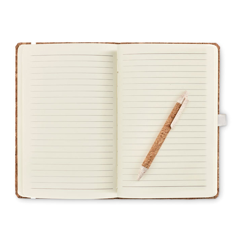 Cork notebook with pen - Image 2