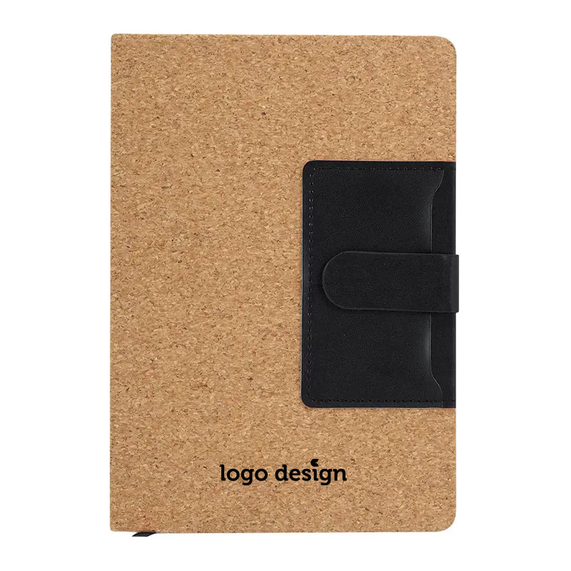 Notebook with card holder