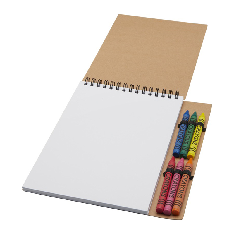 Notebook with crayon set - Image 3