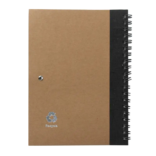 Notebook with ballpoint pen