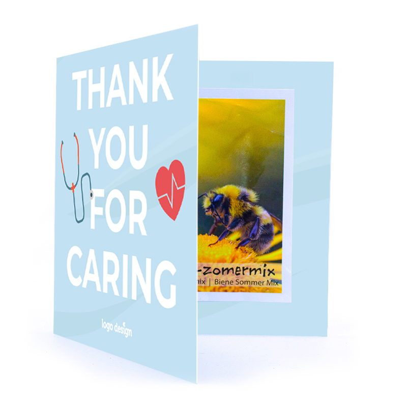 Card with seed packet