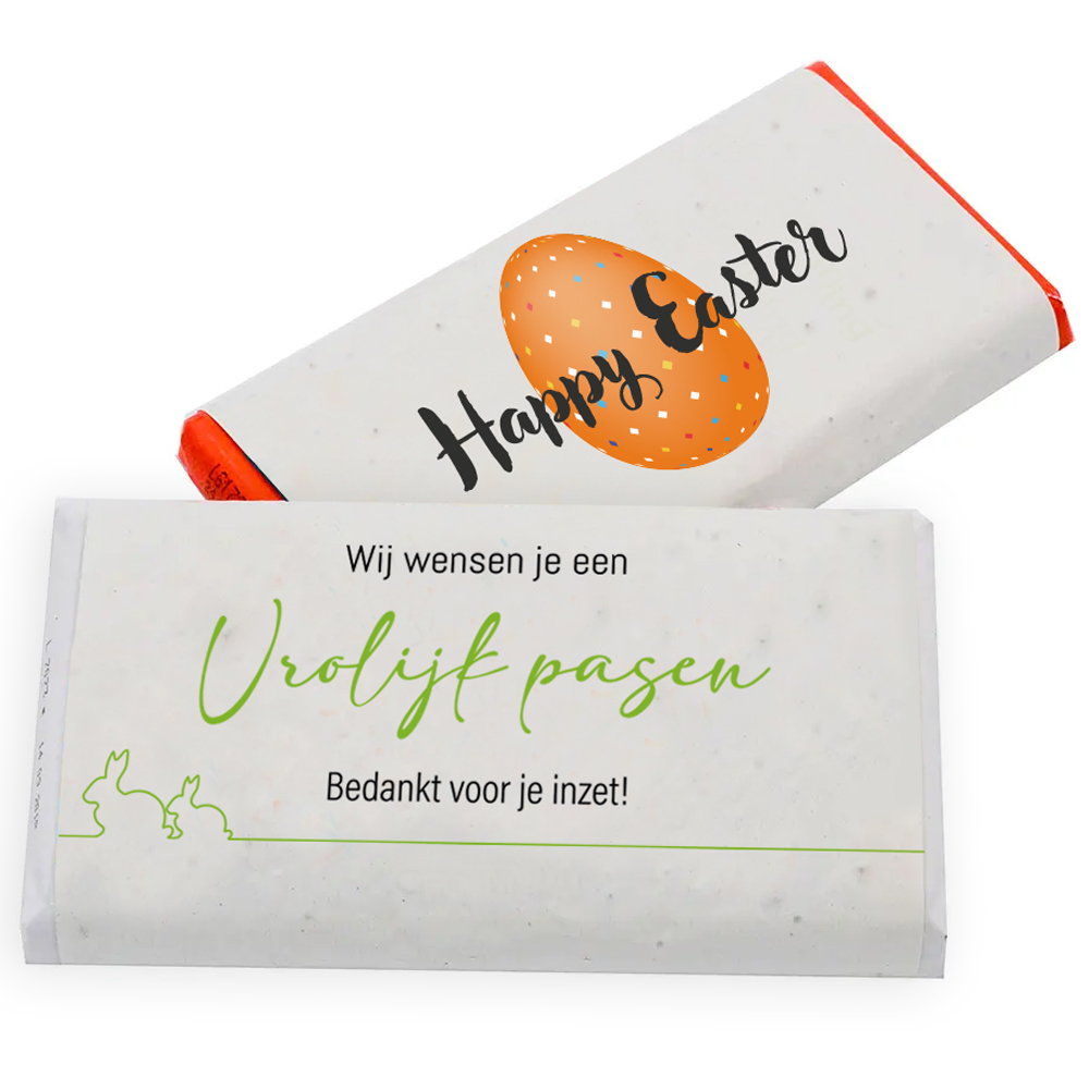 Tony's Easter bar (180 gr.) seed paper wrapper