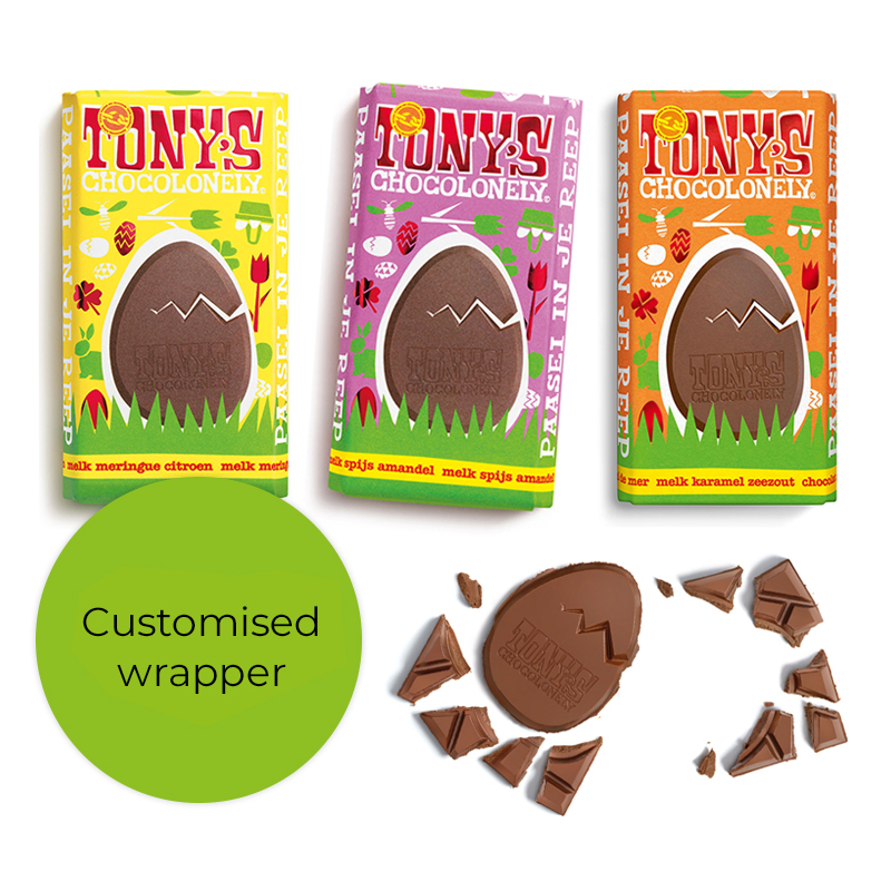 Tony's Chocolonely Easter bar