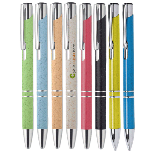 Ballpoint pen wheat straw | Eco gift