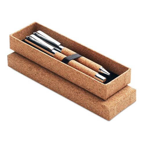 Cork pen set - Image 1