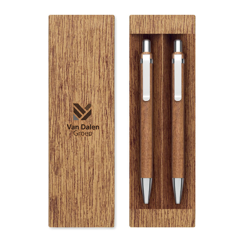 Acacia Wood Pen Set