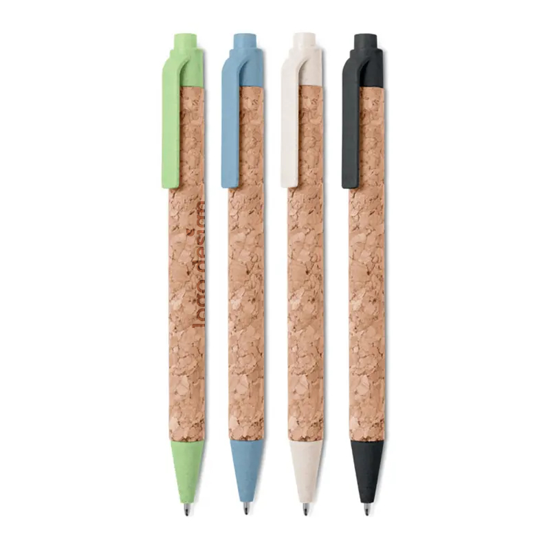 Pen cork and wheat straw | Engraved