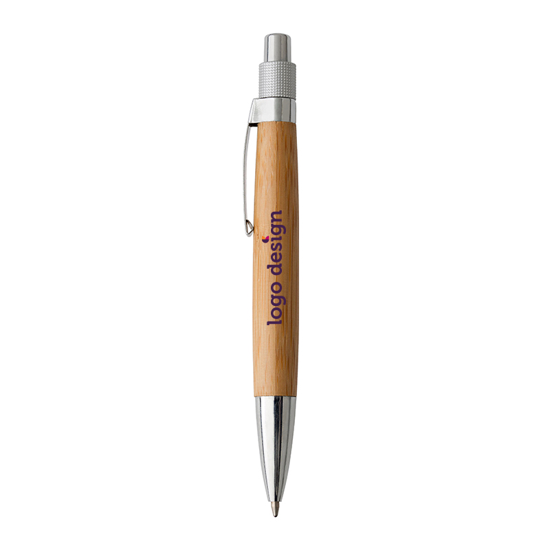 Puffed up bamboo pen