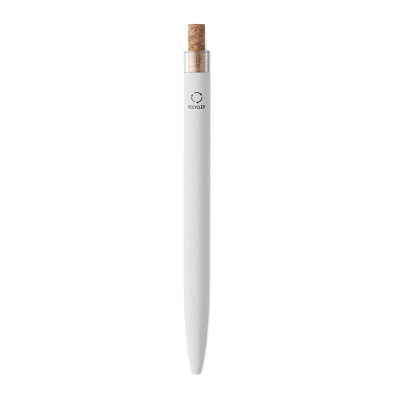 Recycled aluminium pen with cork - Image 2