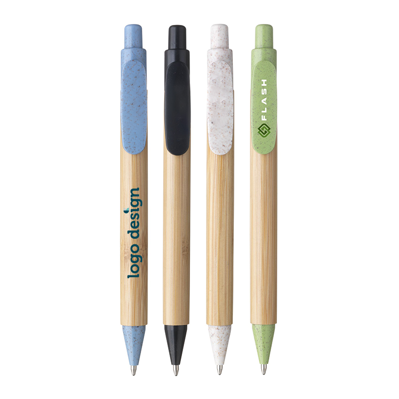 Bamboo and wheat straw pen