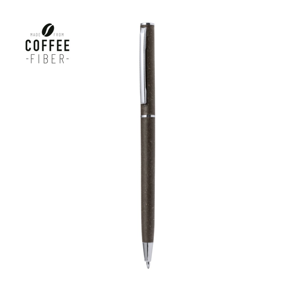 Pen made from coffee fibres