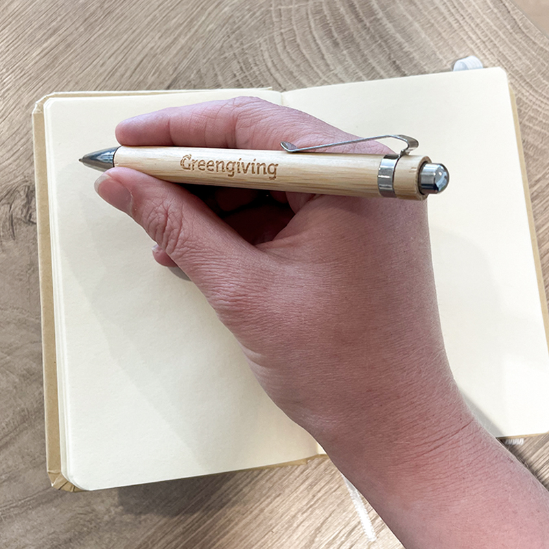 Bamboo pen blue ink | engraving - Image 2