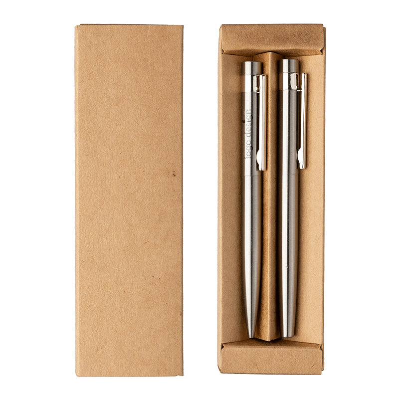 Writing set recycled stainless steel