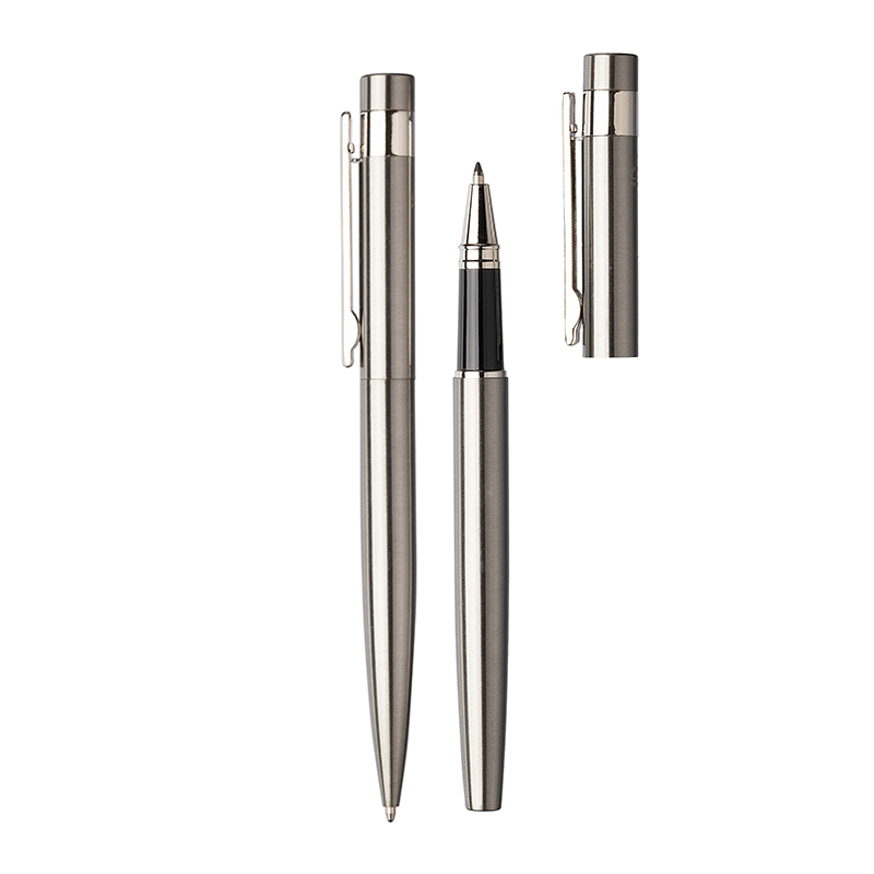 Writing set recycled stainless steel - Image 2