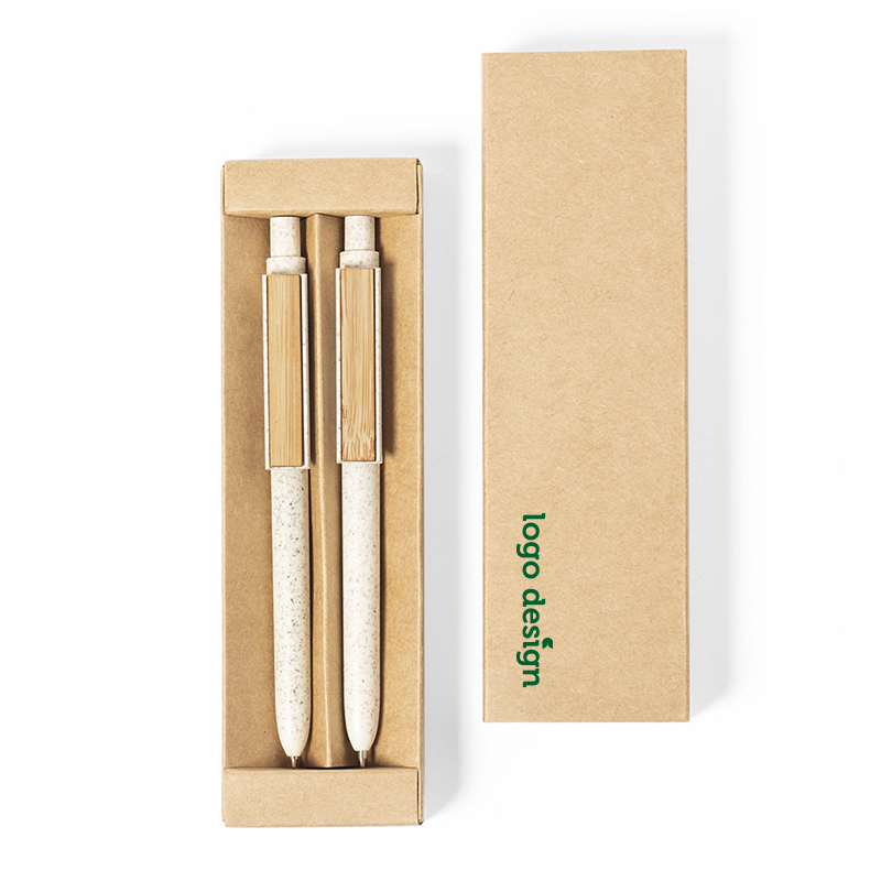 Wheat straw pen set