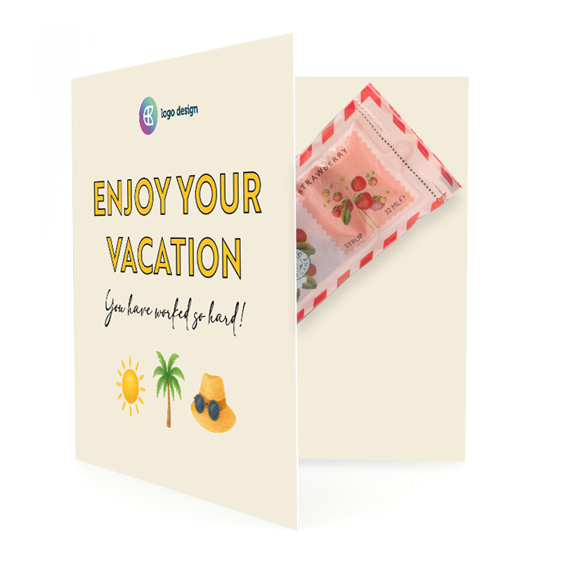 Unique card with syrup - Image 2