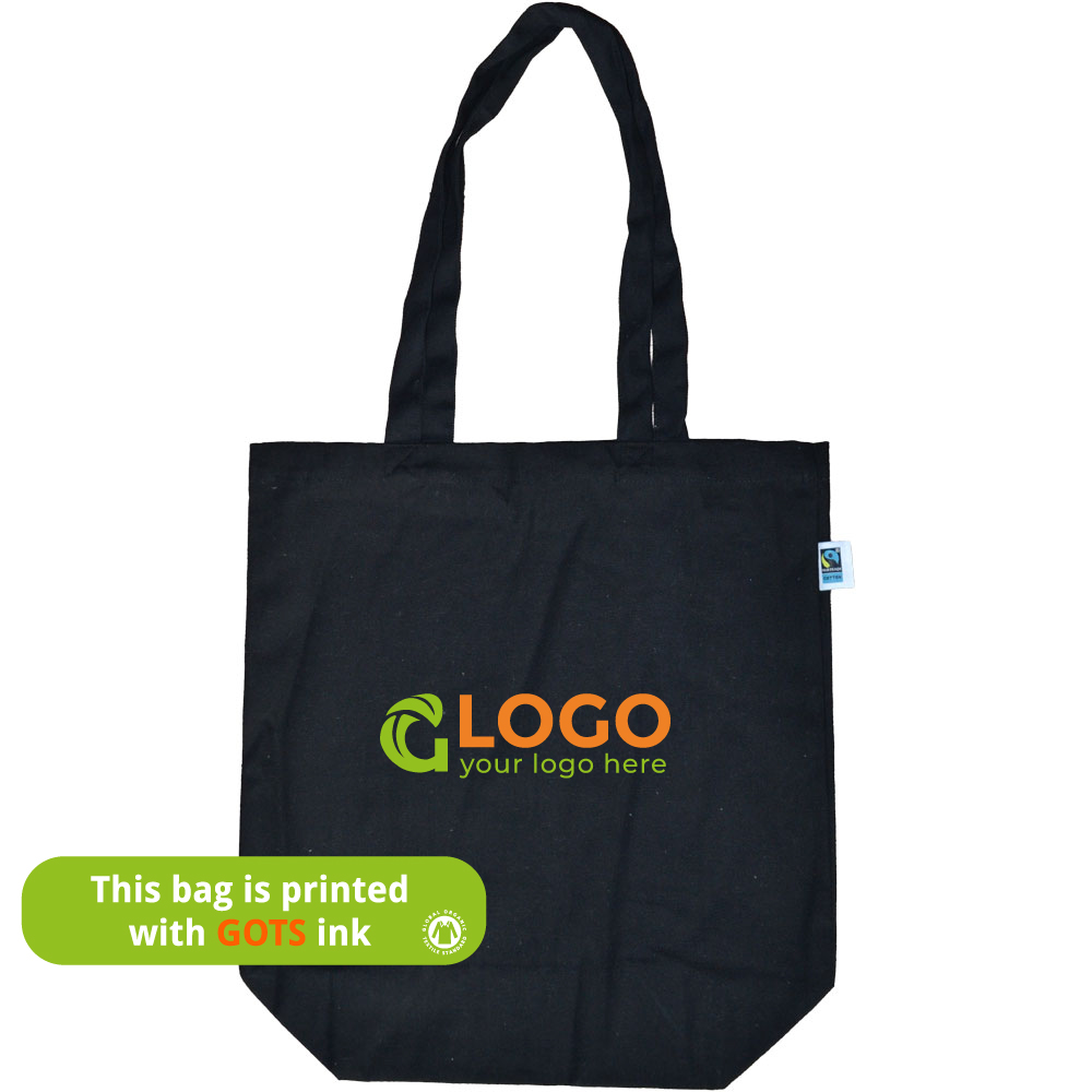 Fairtrade Shopper Canvas Black