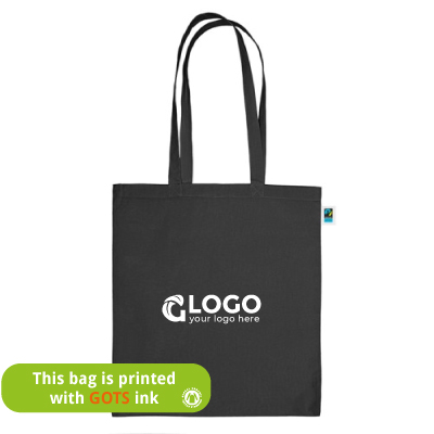 Fairtrade carrier bag black - Image 1