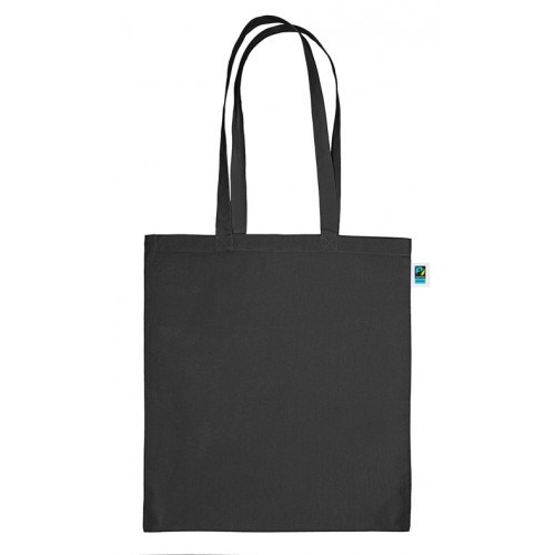 Fairtrade carrier bag black - Image 2