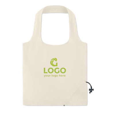 Foldable cotton shopping bag - Image 1
