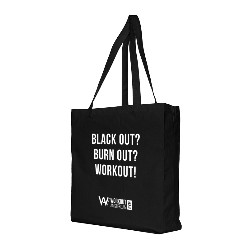 Canvas shopper XL black