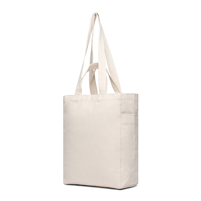 Canvas bag with zip closure - Image 3