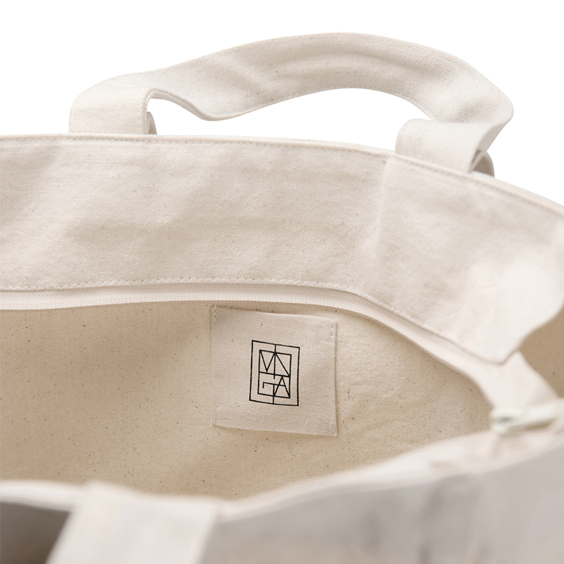 Canvas bag with zip closure - Image 2