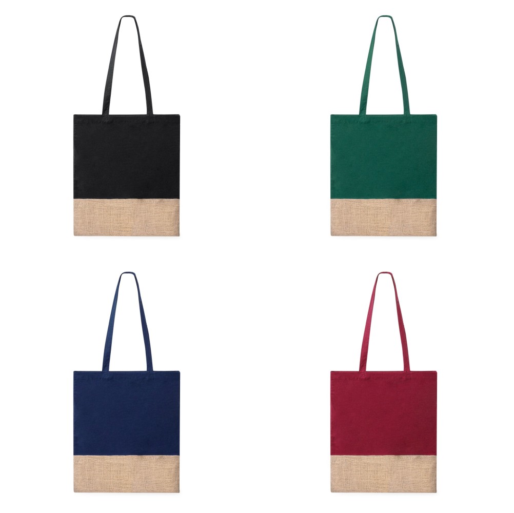 Tote bag with jute
