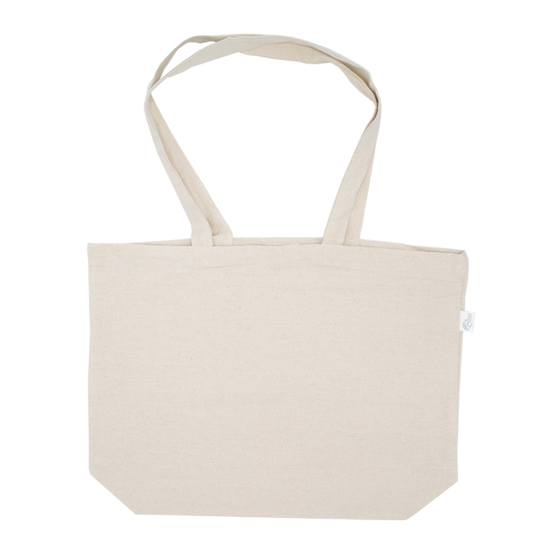 Ecru recycled shopper | 250 gsm - Image 2